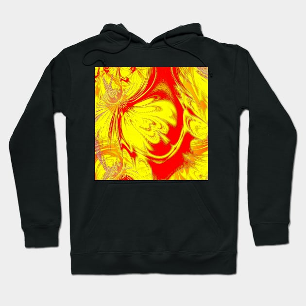 Yellow, orange and red II Hoodie by TiiaVissak